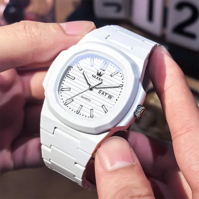 Quartz Wristwatch with Date And Luminous Dial for Men