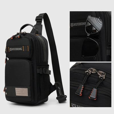 Chest Bag Crossbody With Multiple Pockets for Travel