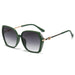 Fashion Square Sunglasses Gradient UV400 Rectangle - Green