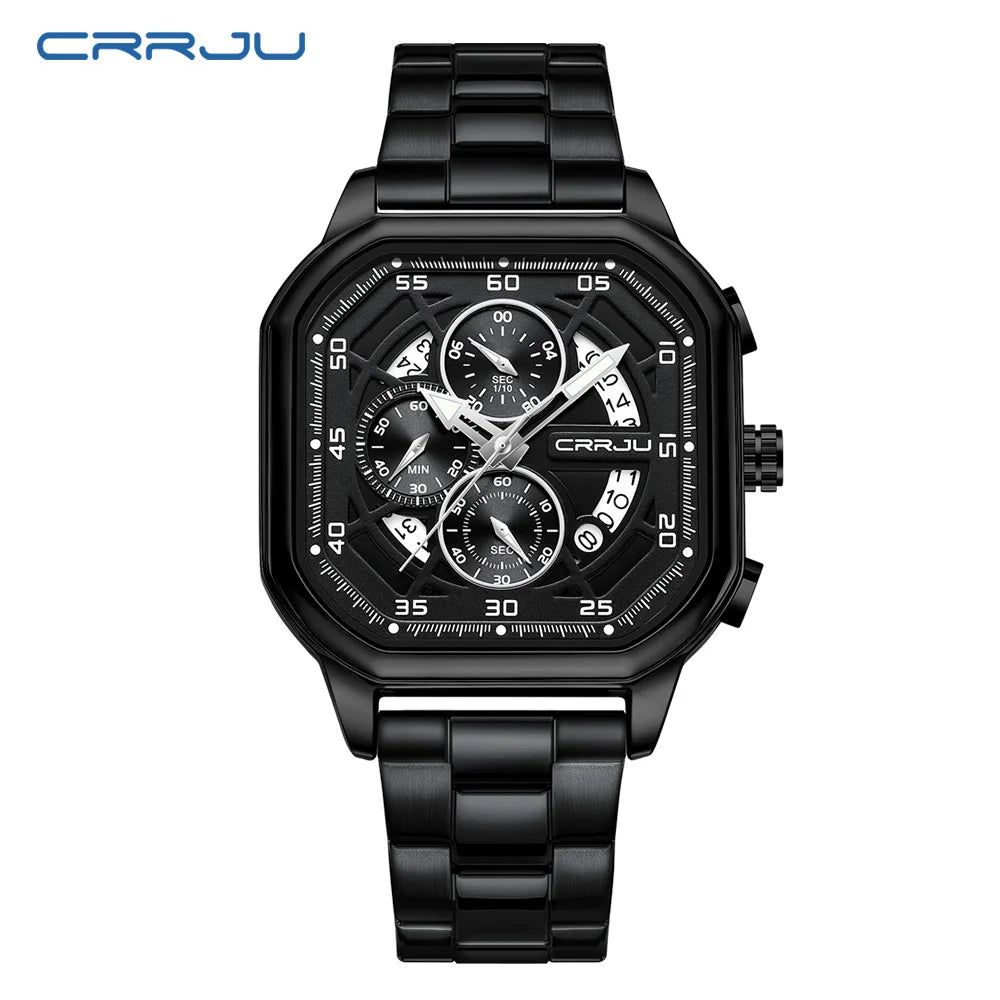 Contour Square Chronograph Timepiece With Subdials