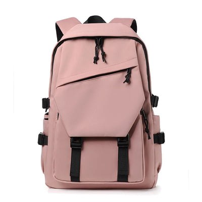 Backpack with Laptop Compartment And Multiple Pockets - Pink