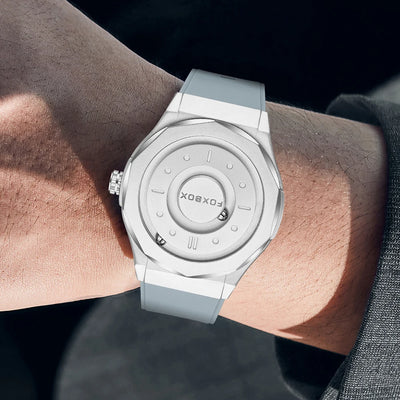 Quartz Wristwatch with Silicone Strap Water Resistant