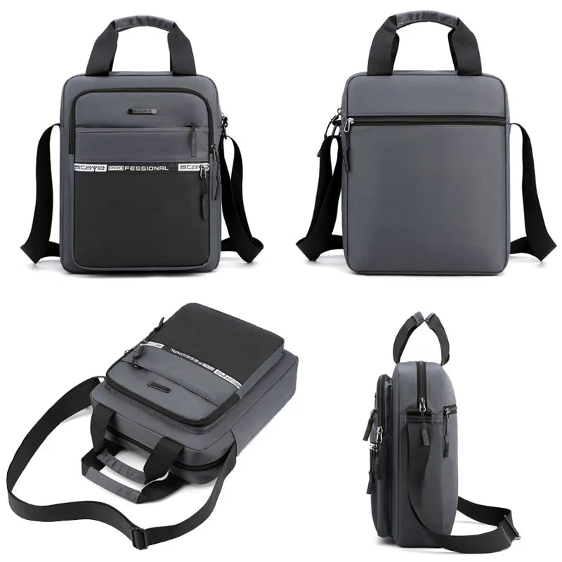 Shoulder Bag for Men with Front Pocket and Strap