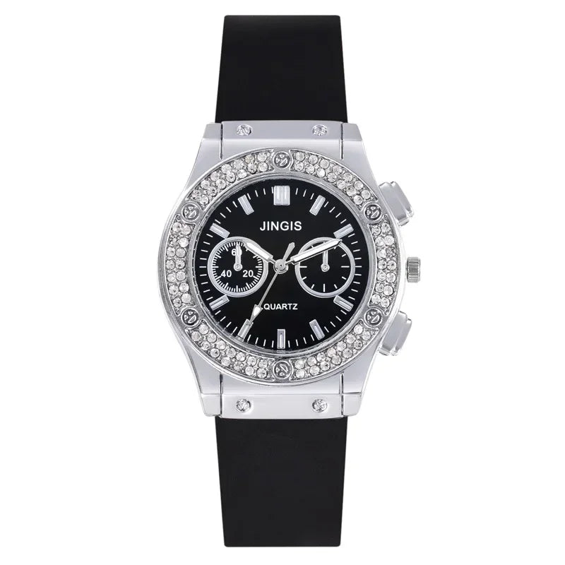 Quartz Chronograph Watch for Women Stop Watch