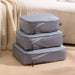 Smart Travel Packing Cubes Set for Luggage Essentials - Gray
