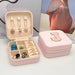 Initial Letter Jewelry Storage Box Travel Organizer - J