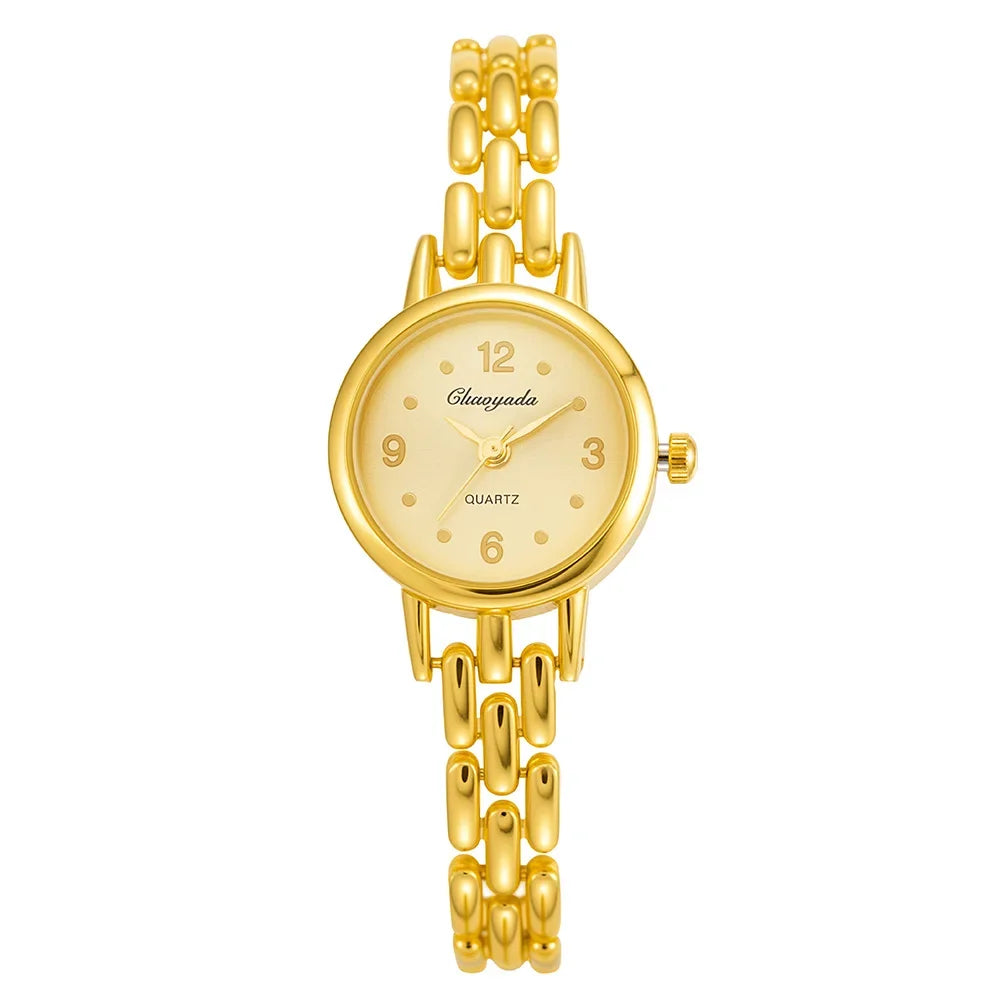 Watch with Bracelet Strap Quartz for Women Small Dial