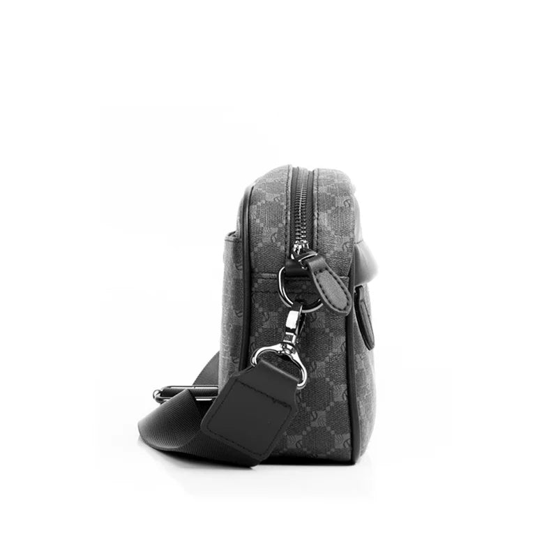 Crossbody Bag with Front Zip Pocket and Strap