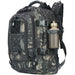 Tactical Backpack with Molle System Bottle Pocket - Black