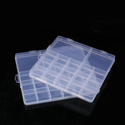28-Grid Jewelry and Bead Organizer Box for Small Parts