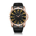 Watch with Intricate Dial Art and Quartz Movement - RS/GD/BK