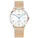 Automatic Wristwatch with Calendar Subdial Classic - Gold Steel