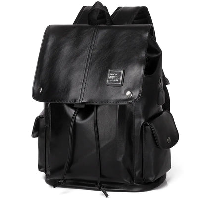 Backpack with Large Capacity and Multiple Pockets - Black