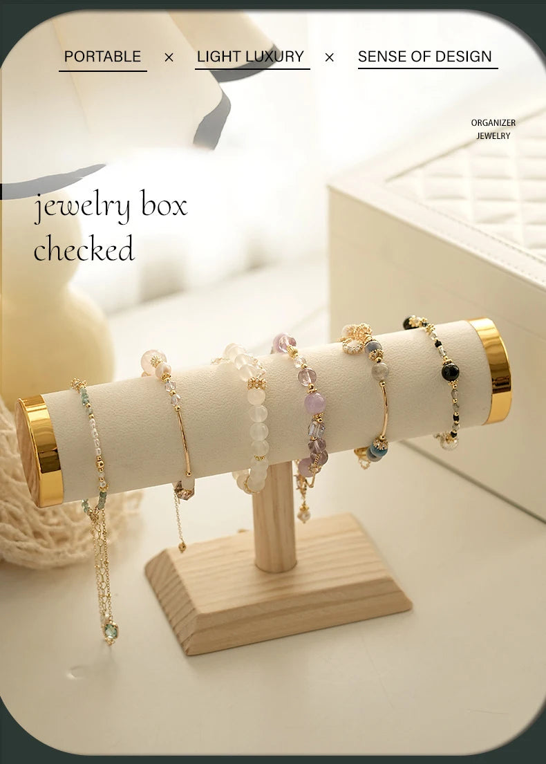 T Bar Jewelry Display Rack For Bracelets And Necklaces