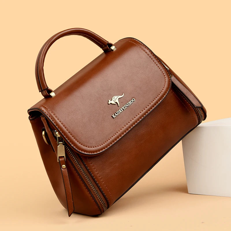 Top Handle Satchel Bag with Shoulder Strap Classic