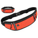 Waterproof Waist Bag for Women with Phone Pocket - Orange