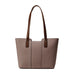 Refined Structured Day Tote for Office and Everyday Use - Khaki
