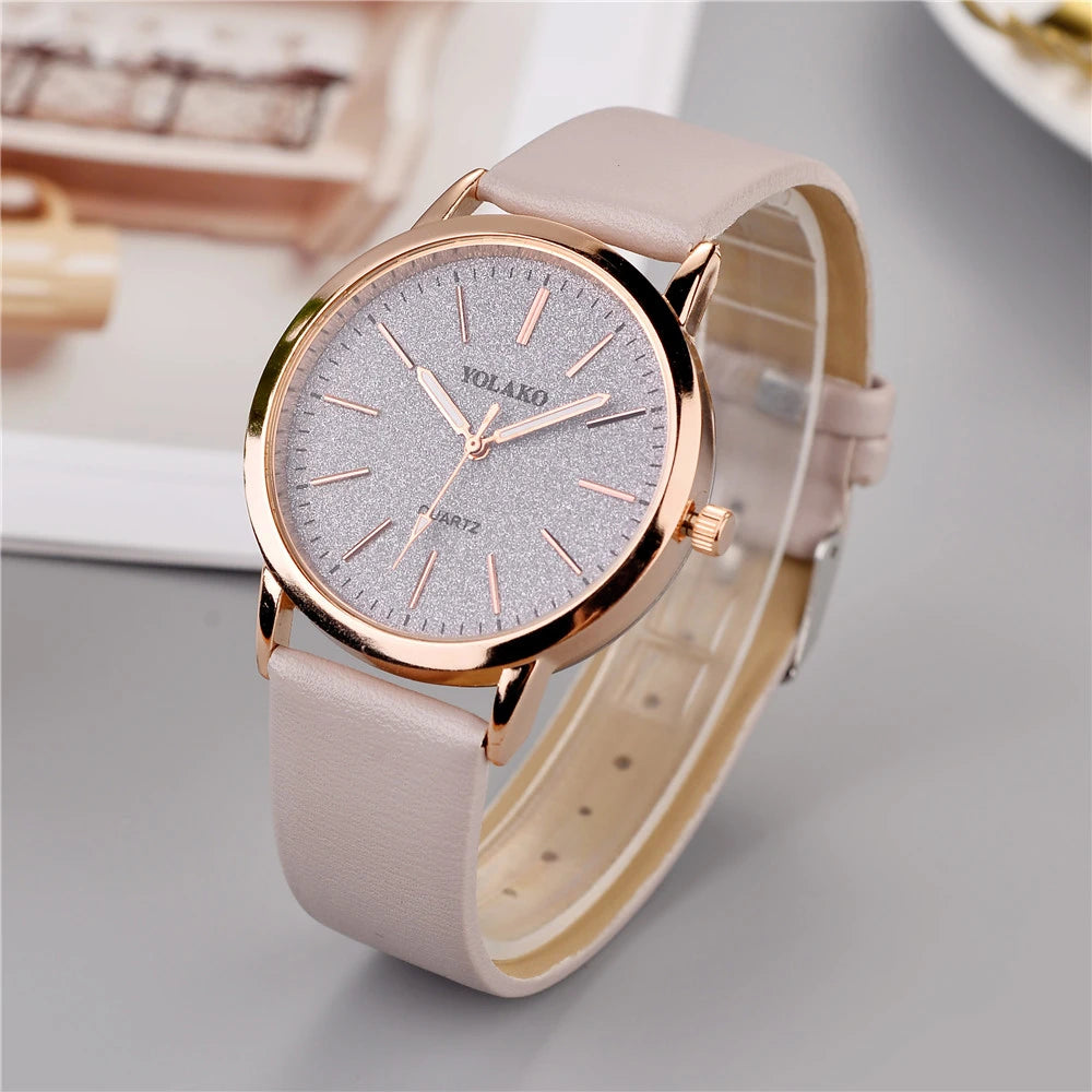 Fashion for Women Quartz Watch Glitter Dial Elegant