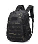 35L Outdoor Backpack Waterproof Camouflage Rugged - Black Camo