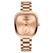 Watch Square Dial with Subdial for Everyday Elegance - Rose Gold Gold