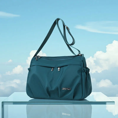 Waterproof Crossbody Tote With Spacious Pocket Layout