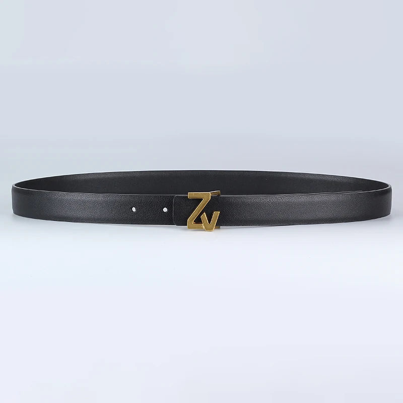 Belt 25mm Width Reversible Leather for Dresses