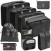 Horizon Packing Cube Set for Thoughtful Travel Gear - Black