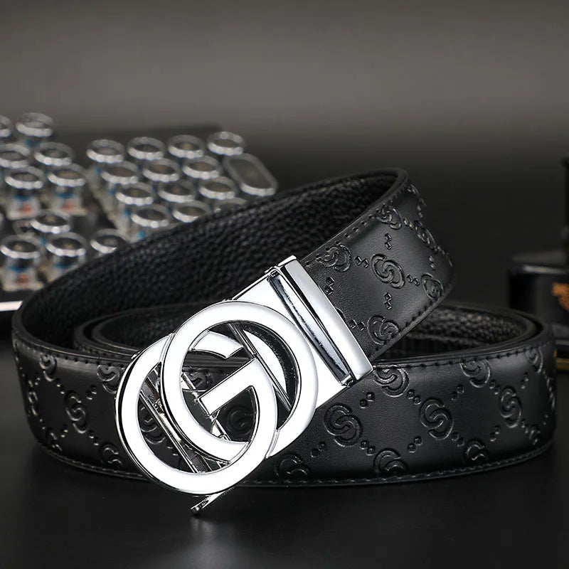 Belt with Double Ring Buckle and Minimal Design