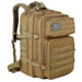 45L Large Capacity Outdoor Tactical Backpack Molle - Khaki