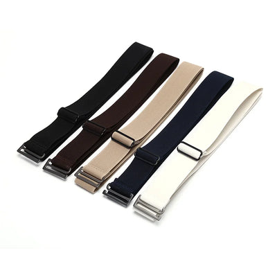 Waistband Women Invisible Belt Buckle Elastic Belt