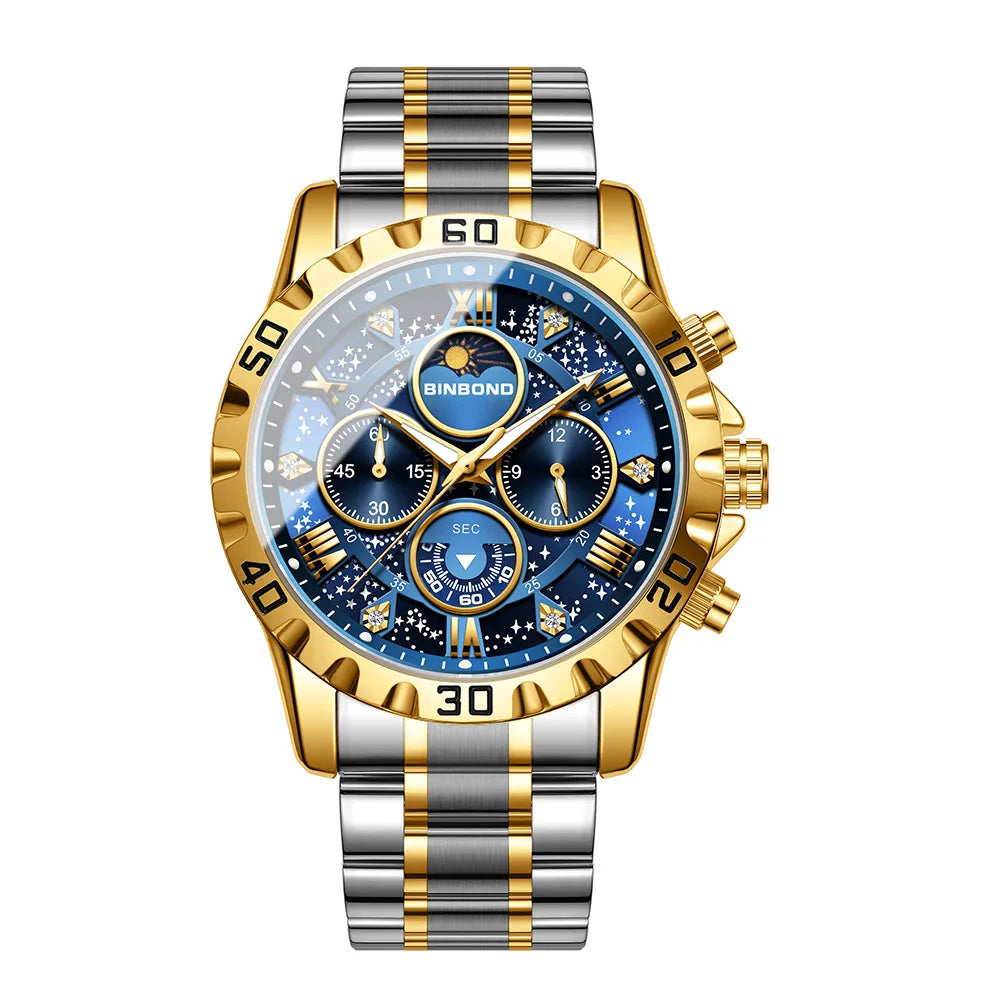 Wristwatch Moonphase Chronograph Timekeeping Masterpiece