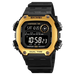 Digital Stopwatch Watch with Dual Time Functionality - Gold Black