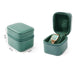 Refined Travel Case For Watches With Removable Cushion - Green