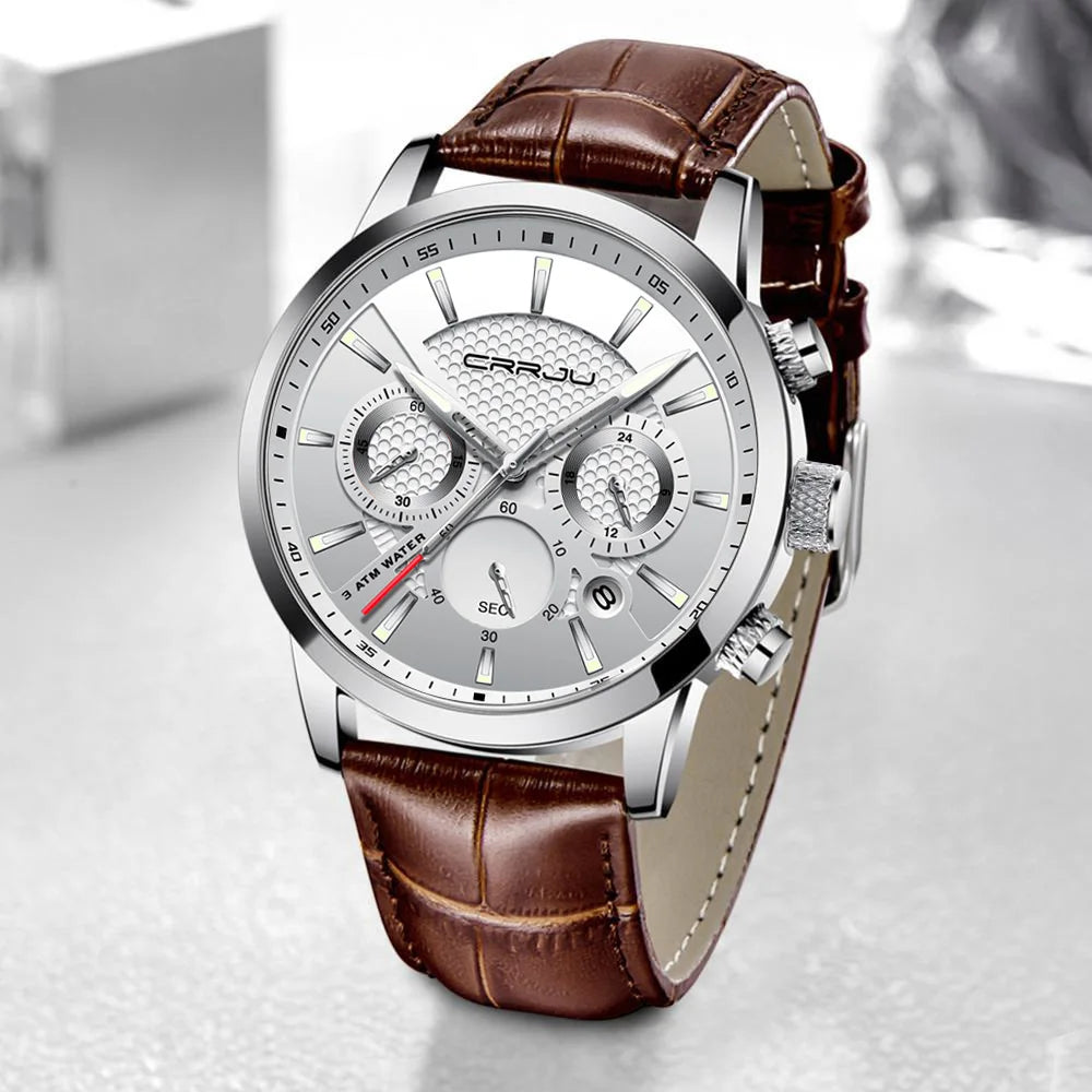 Chronograph Wristwatch With Multifunction Subdials