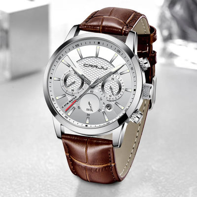 Chronograph Wristwatch With Multifunction Subdials