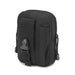 Waist Pack with Geometric Pattern and Box Shape - Black