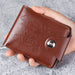 Wallet with Multiple Card Slots and Note Compartment - Brown
