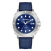 Quartz Wristwatch with Chronograph and Date Window - Blue