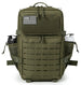 45L Molle Tactical Backpack with Water Bottle Pockets - Green V2