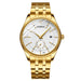 Watch With Luminous Hands And Date Window Classic - Men White