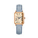 Retro Square Dial Wristwatch With Roman Numerals Grace - Sky Blue