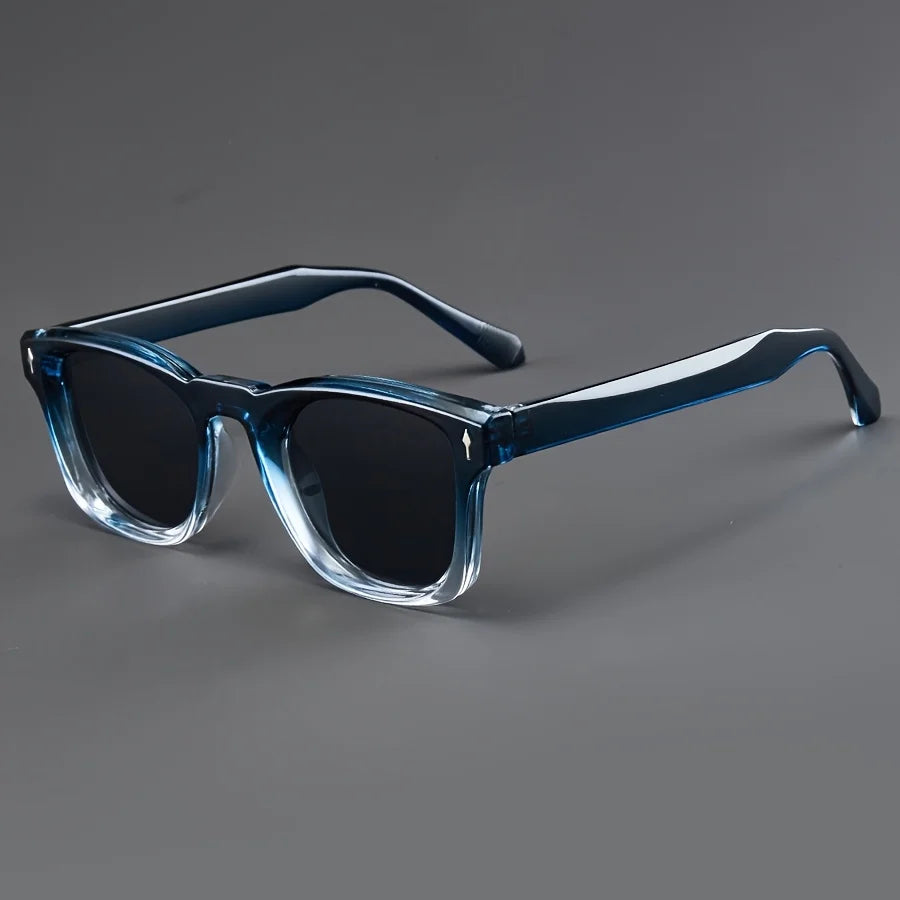 Sunglasses Classic Full Frame Square Mirror Lenses