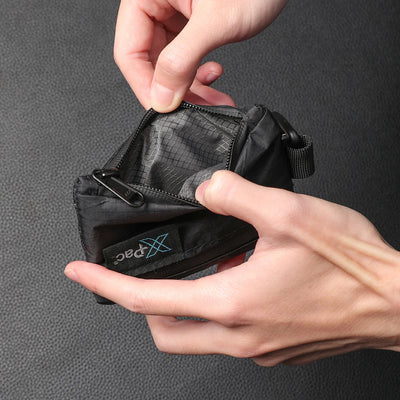 Five Pocket EDC Wallet with Zippered Pouches for Cards