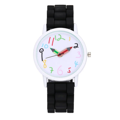 Watch Pencil Design Digital Quartz Movement Everyday