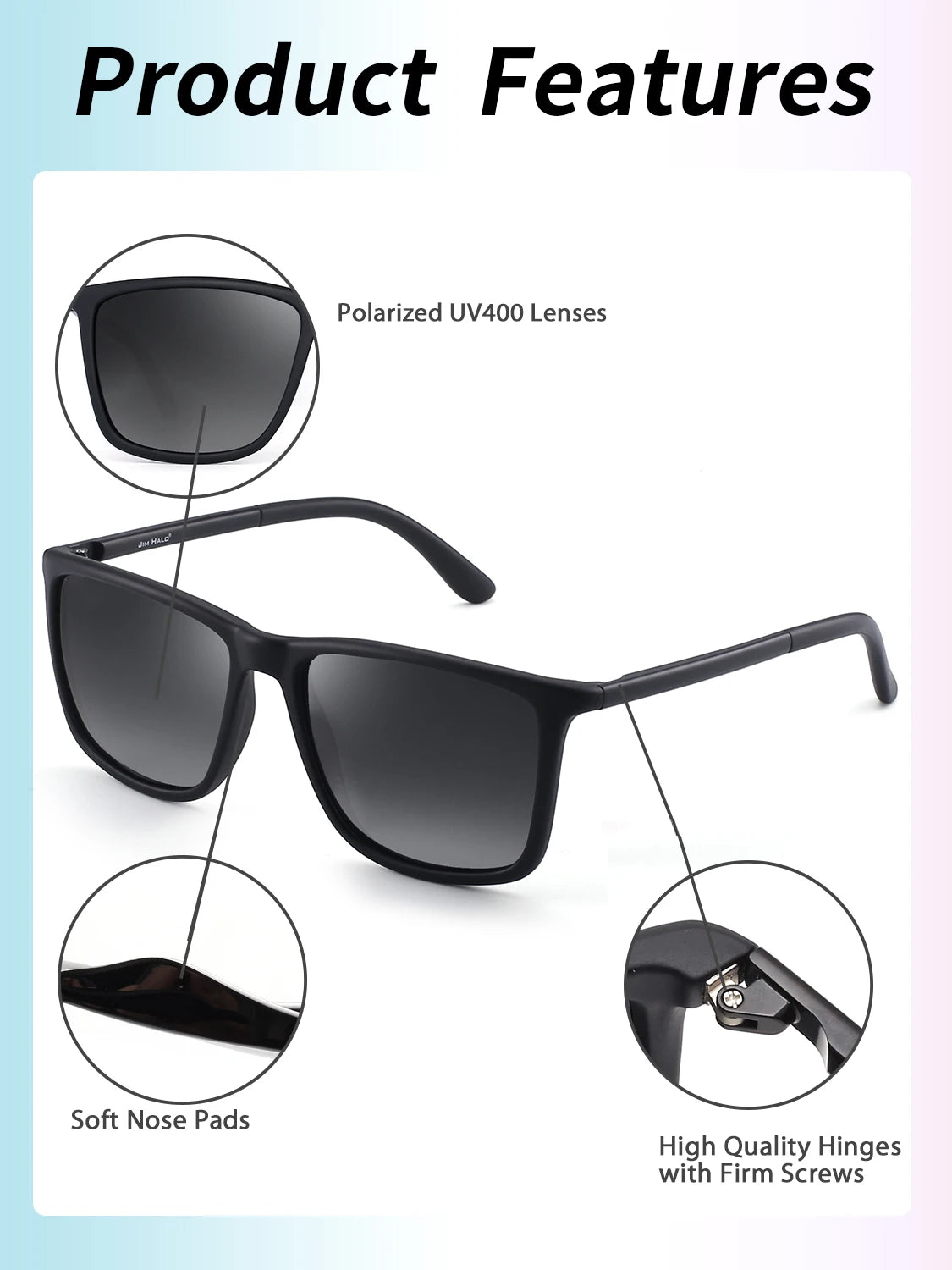 Polarized Driving Sunglass UV400 Protection Lens