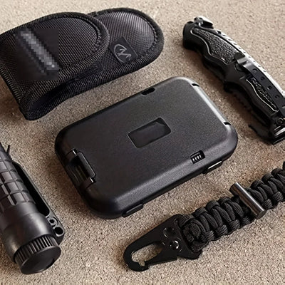 Minimalist Wallet With Card Clip Pocket Secure Compact - WO2MEN