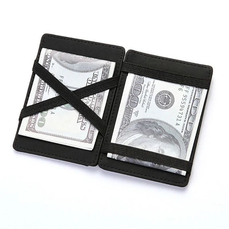 Premium Slim Card Holder Wallet With Internal Zipper