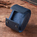 Watch Organizer Leather Case - Blue 1 Slot