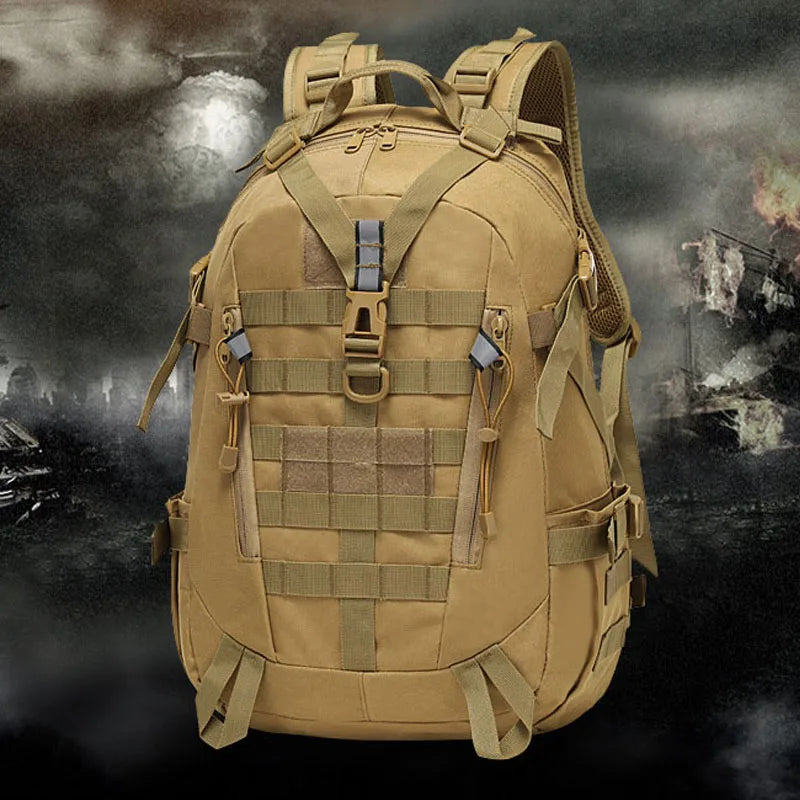 Camping Backpack with MOLLE System for Outdoor Use
