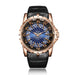 Watch with Intricate Dial Art and Quartz Movement - RS/RS/BL